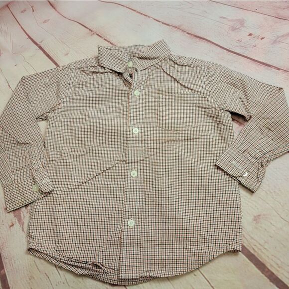 Janie & Jack plaid shirt 3 - Picture 1 of 4